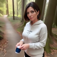 Middle aged woman is fucked in the forest