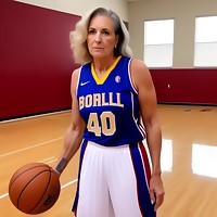 Babes of all ages can play basketball